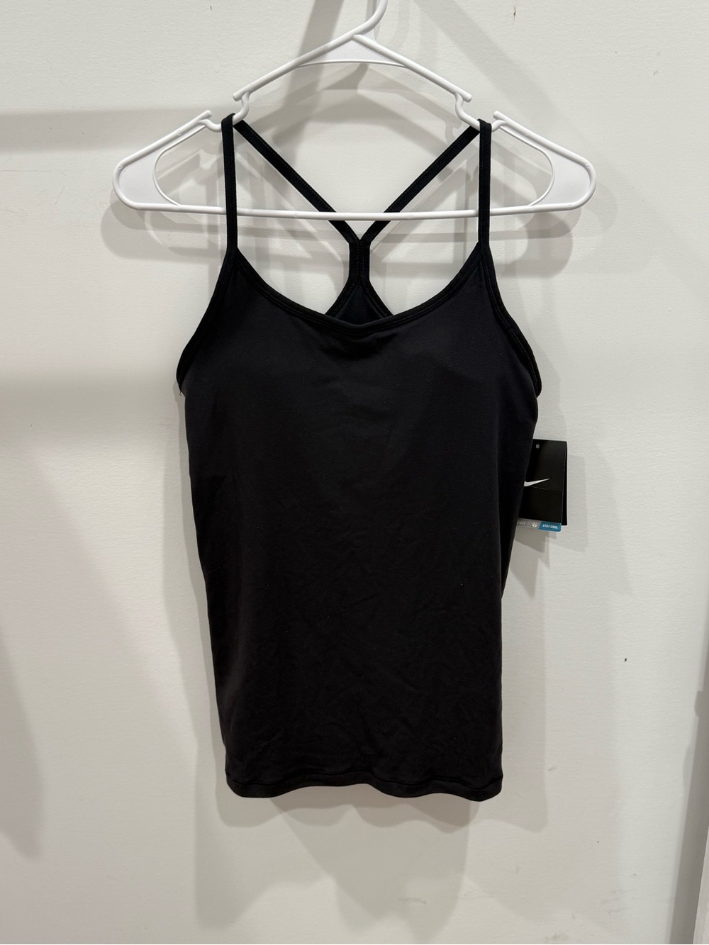 Nike Black Double-Strap Racerback Camisole
